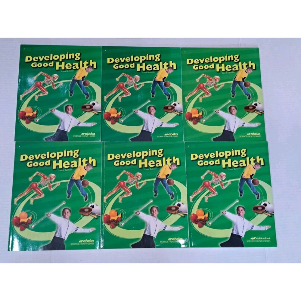Lot 6 ABeka 4th grade Developing Good Health 3rd ed student Science Health Books